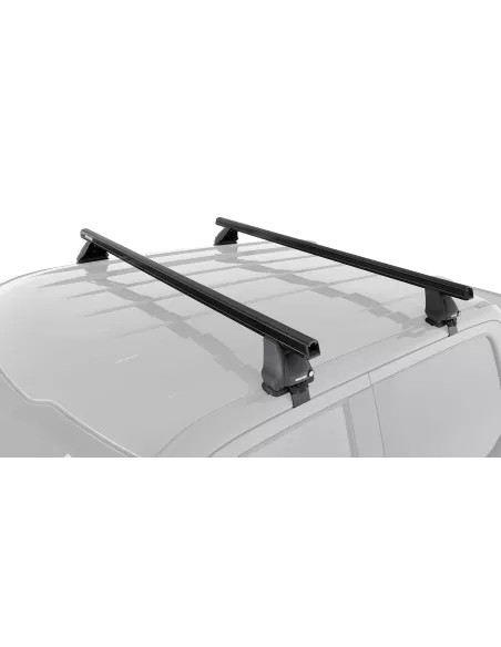 Kit 2 barres de toit Heavy Duty noire 1500mm série 2500 RHINO RACK -