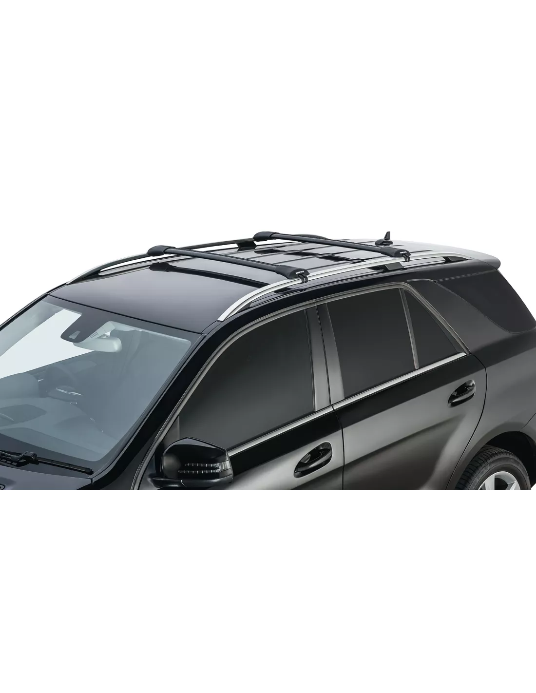 Kit 2 Black Dach Bars 905/965 mm Wirbel Montage Stealthbar