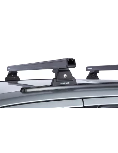 Kit 2 barres de toit noire 1250mm Heavy Duty RLT600 Trackmount Nissan