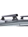Kit 2 barres de toit noire 1250mm Heavy Duty RLT600 Trackmount Nissan