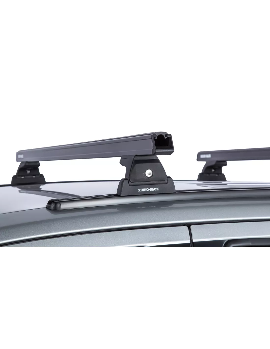 Kit 2 barres de toit noire 1250mm Heavy Duty RLT600 Trackmount Nissan