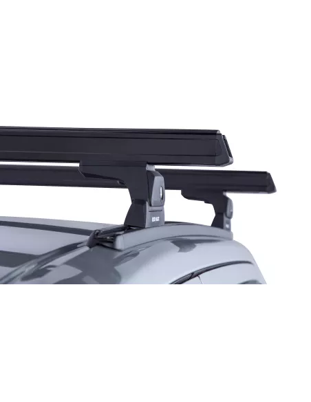 Kit 2 barres de toit noire 1250mm Heavy Duty RLT600 Trackmount Nissan