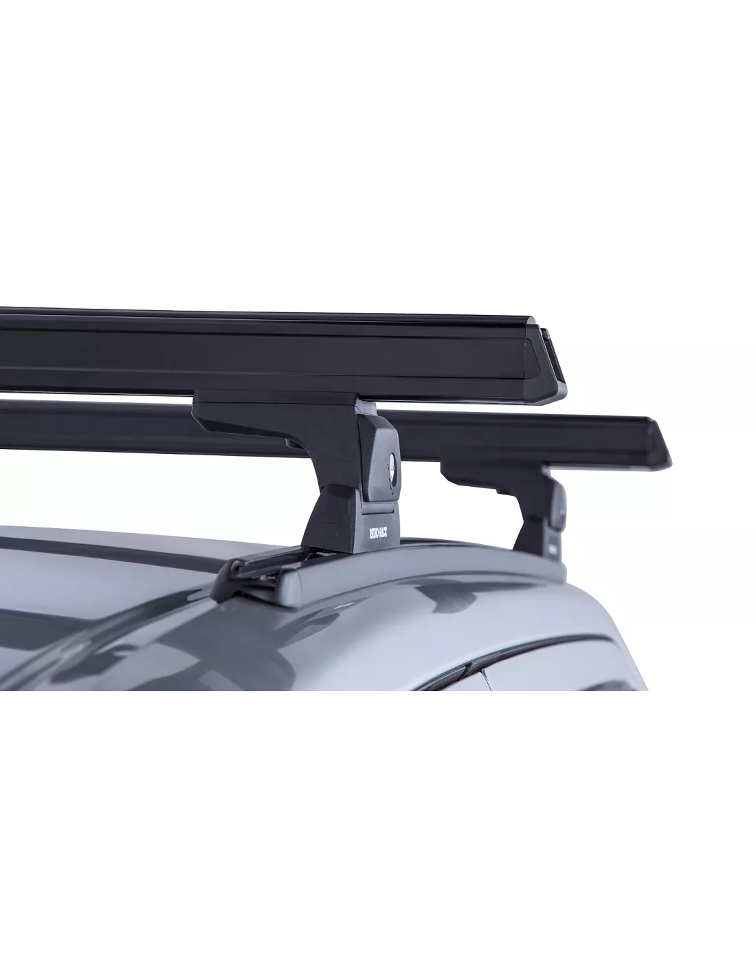 Kit 2 barres de toit noire 1250mm Heavy Duty RLT600 Trackmount Nissan