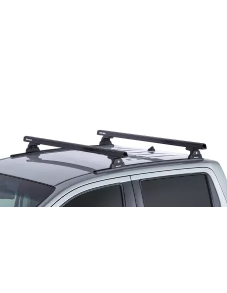 Kit 2 barres de toit noire 1250mm Heavy Duty RLT600 Trackmount Nissan