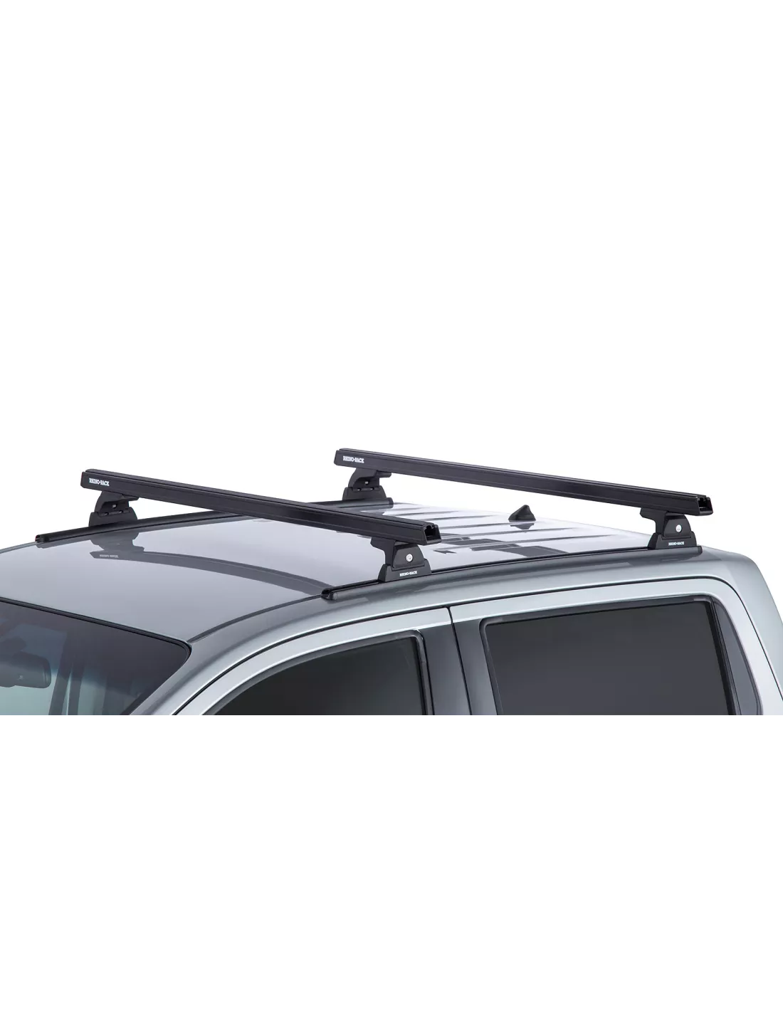 Kit 2 Zwart Dakbars 1250mm Heavy Duty RLT600 Trackmount Nissan