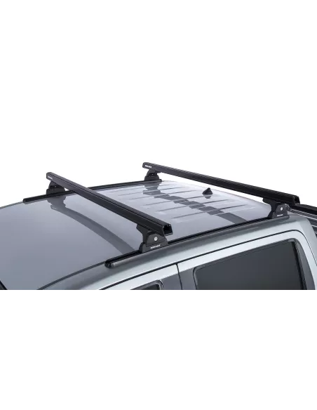 Kit 2 barres de toit noire 1250mm Heavy Duty RLT600 Trackmount Nissan