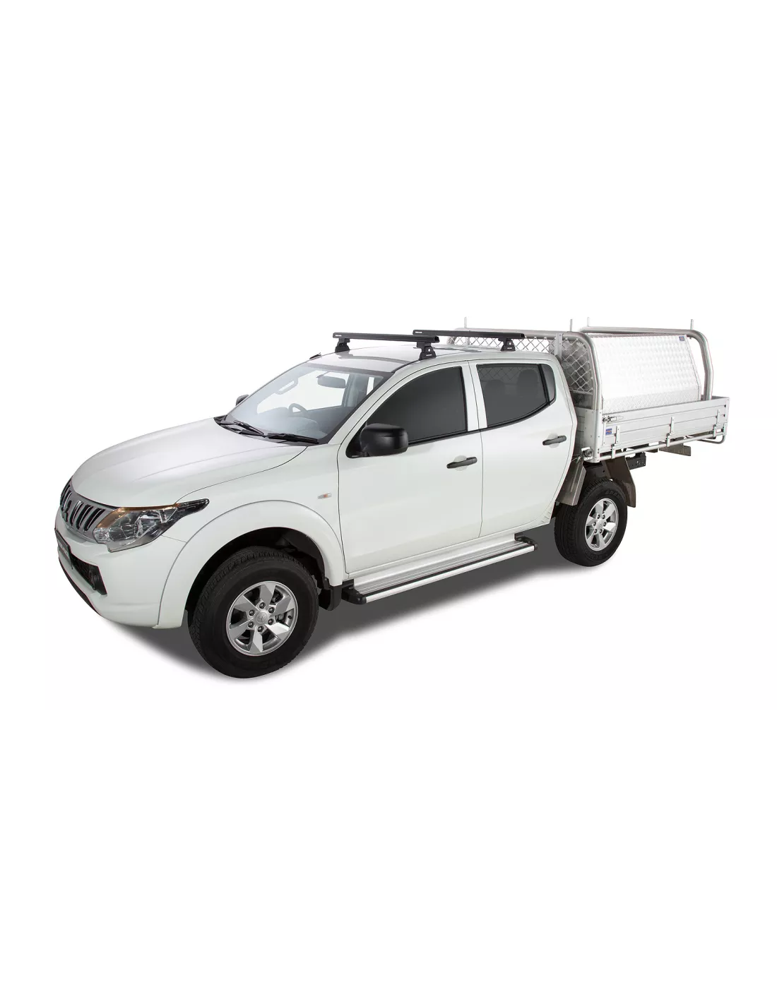 Kit 2 Zwart Dakbars 1250 mm Heavy Duty RLT600 Sloot Mount