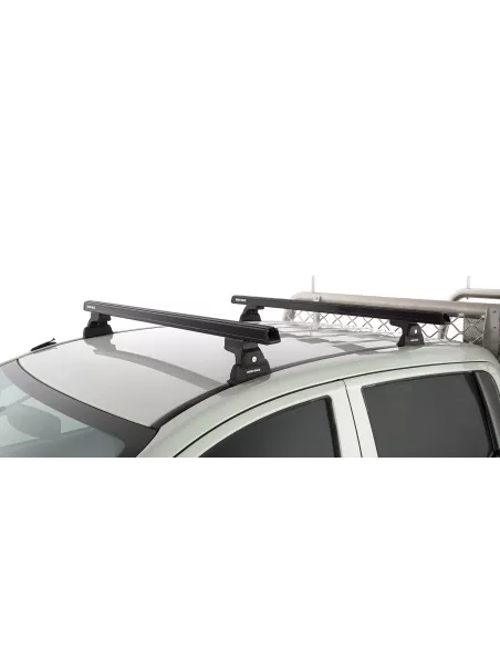 Kit 2 barres de toit noire 1250 mm Heavy Duty RLT600 Ditch Mount