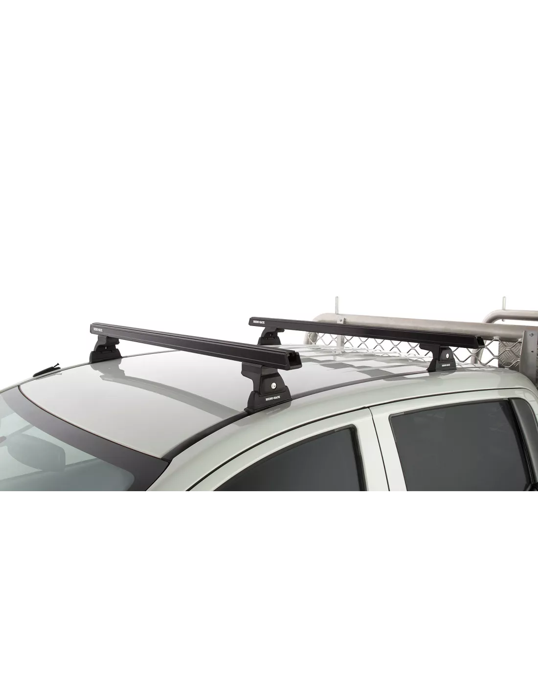 Kit 2 barres de toit noire 1250 mm Heavy Duty RLT600 Ditch Mount