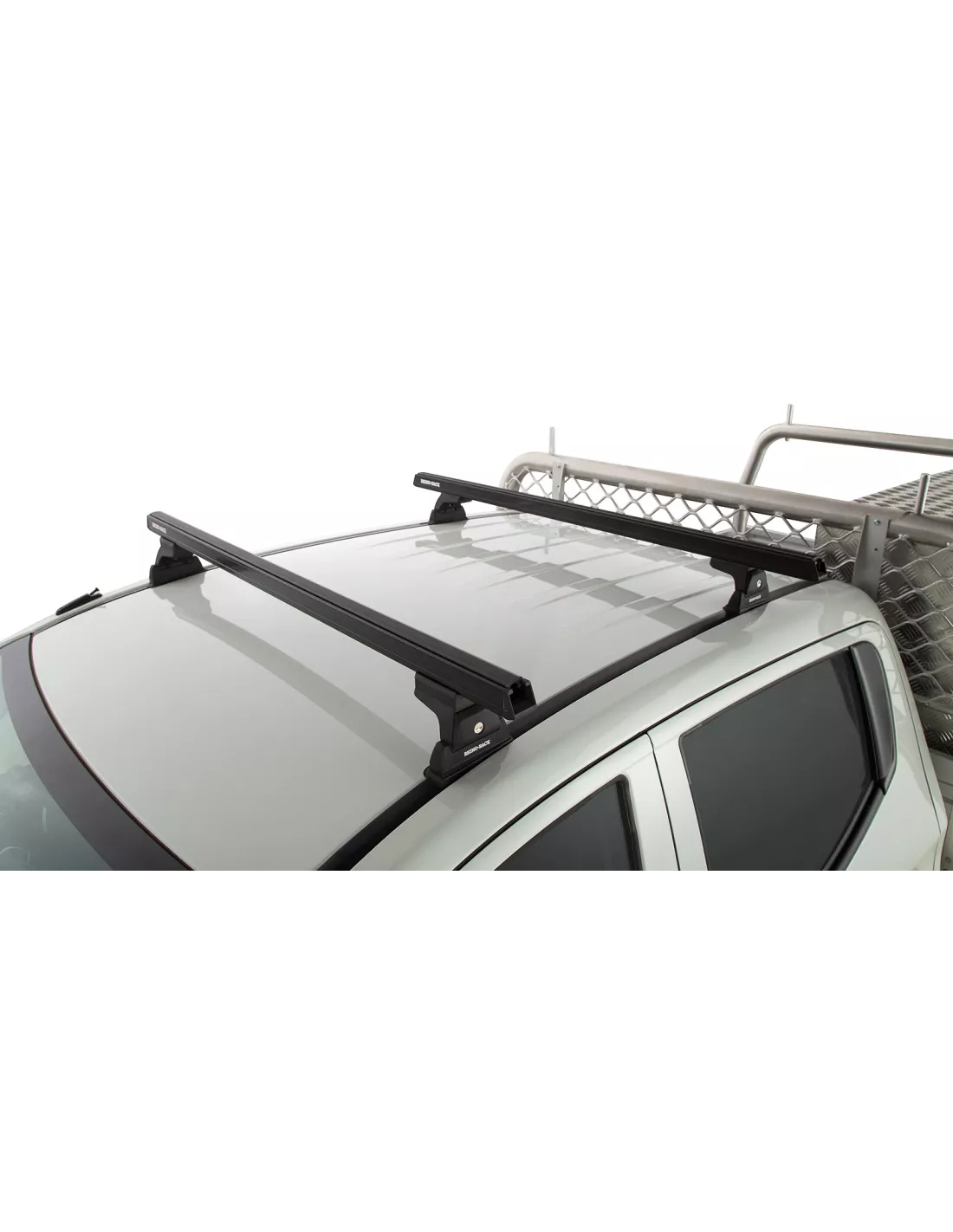 Kit 2 barres de toit noire 1250 mm Heavy Duty RLT600 Ditch Mount