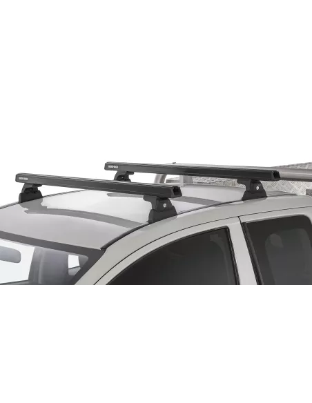 Kit 2 barres de toit noire 1250 mm Heavy Duty RLT600 Ditch Mount