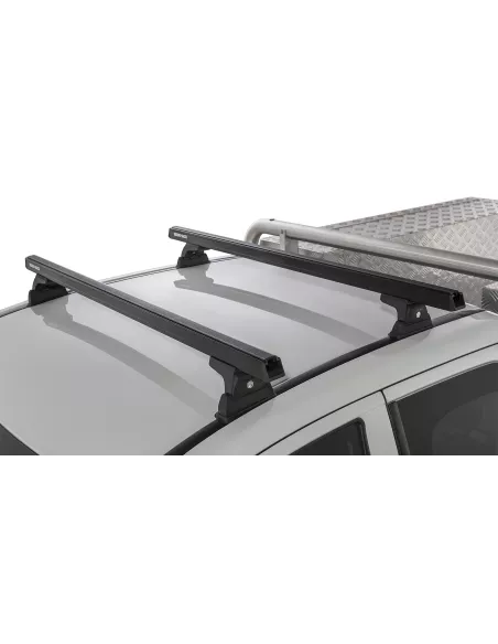 Kit 2 barres de toit noire 1250 mm Heavy Duty RLT600 Ditch Mount