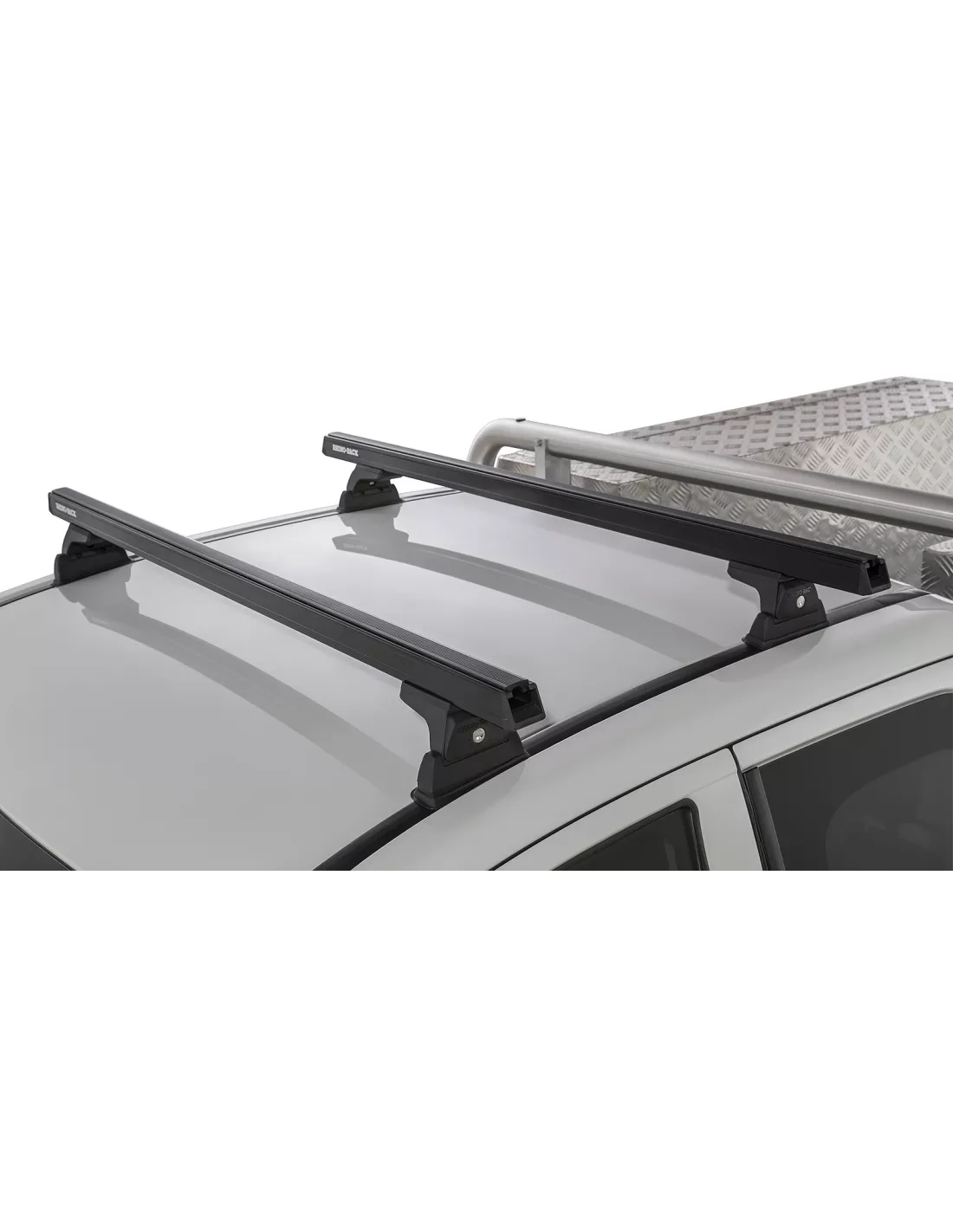 Kit 2 Black Dach Bars 1250 mm Hochleistungs-RLT600-Dichtermontage