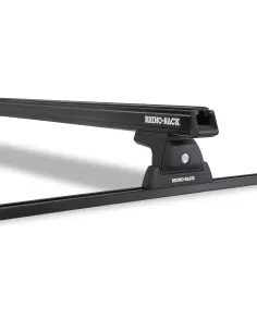 Kit 2 barres de toit noire Heavy Duty 1500mm RLT600 Trackmount RHINO