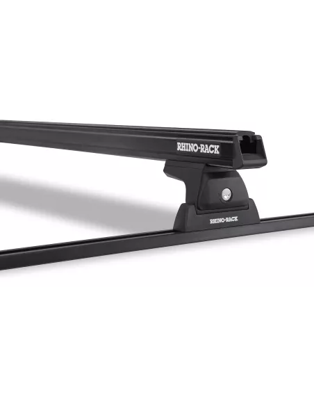Kit 1 barre de toit noire Heavy Duty 1500mm RLT600 Trackmount RHINO