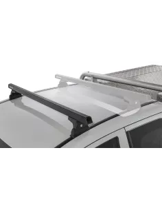 Kit 1 Zwarte voordakstaaf 1250mm Zware Duty met RLT600 voet 2
