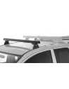 Kit 1 barre de toit avant noire 1250mm Heavy Duty avec pied RLT600