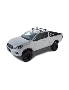 Kit 2 barres de toit HD 1250mm avec pieds RLT600 Hilux Revo Xtra