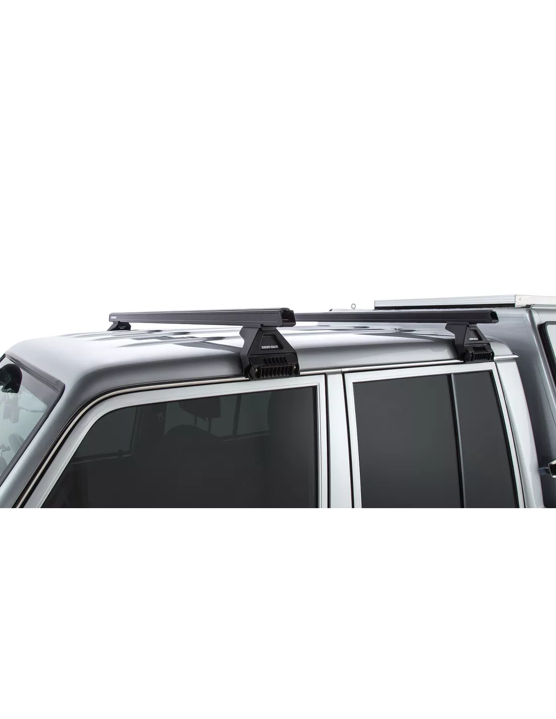 Kit 2 Black Dach Bars Heavy Duty 1500mm mit Füßen RL110 TOYOTA