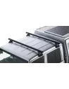 Kit 2 barres de toit noire Heavy Duty 1500mm avec pieds RL110 Toyota