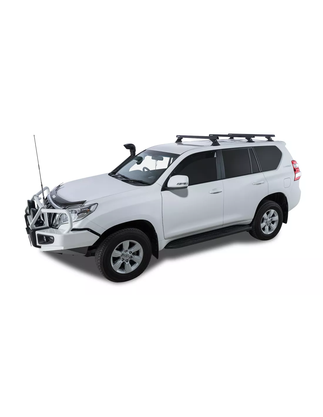 Kit 3 Black Dach Bars 1250mm Heavy Duty RCH Toyota Land Cruiser