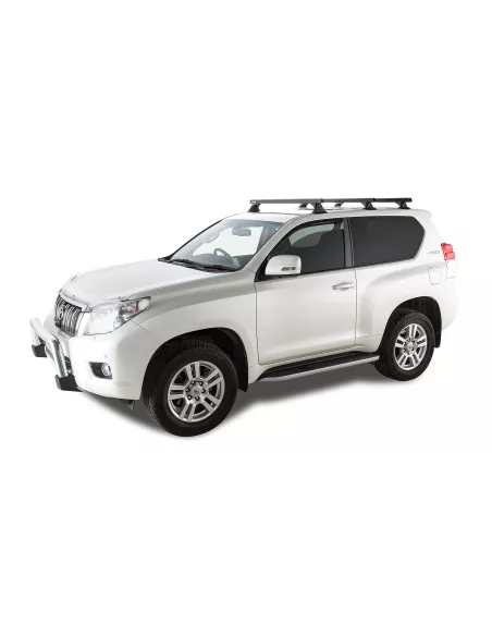 Kit 3 barres de toit noire 1250mm Heavy Duty RCH Toyota Land Cruiser