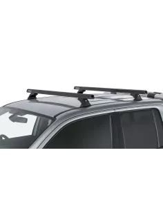 Kit 2 barres de toit noire 1375mm Heavy Duty avec pieds RCH 2