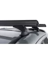 Kit 2 barres de toit noire 1375mm Heavy Duty avec pieds RCH