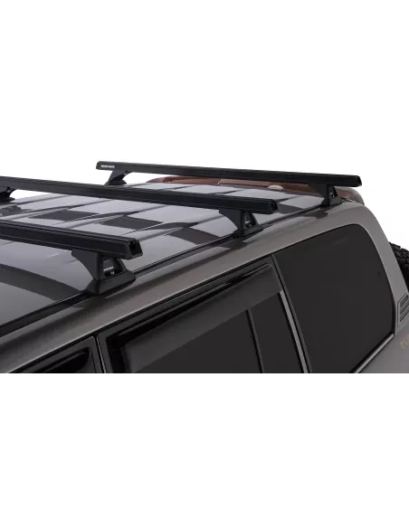 Kit 3 barres de toit noire 1375mm Heavy Duty avec pieds RCH Toyota