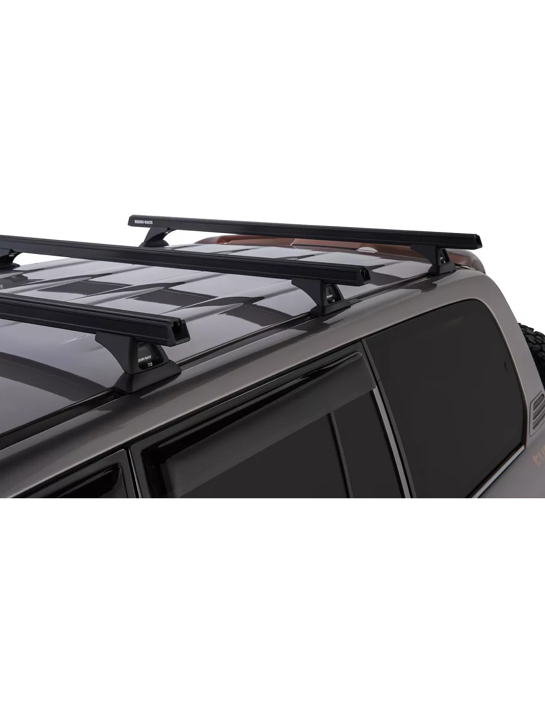 Kit 3 Black Dakbars 1375mm Heavy Duty met RCH Toyota Feet