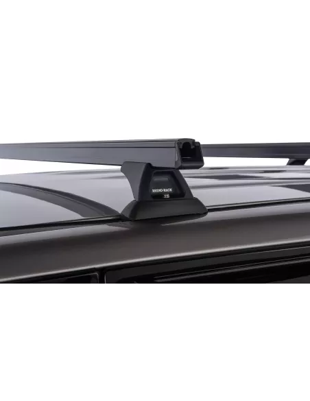 Kit 3 barres de toit noire 1375mm Heavy Duty avec pieds RCH Toyota