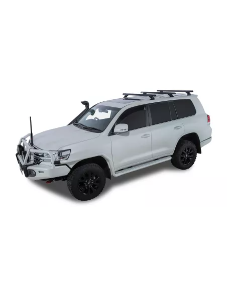 Kit 3 barres de toit noire 1375mm Heavy Duty avec pieds RCH Toyota