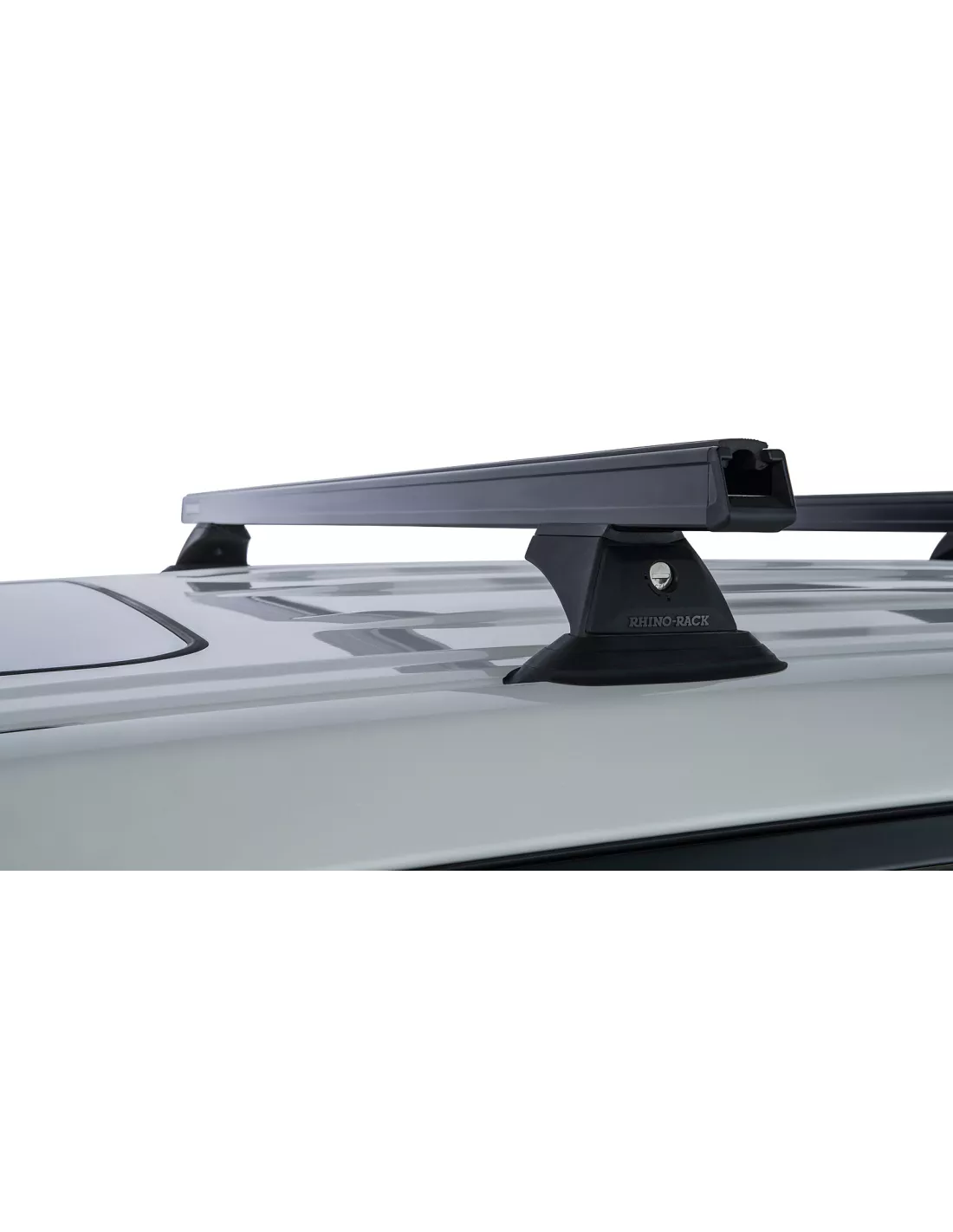 Kit 3 barres de toit noire 1375mm Heavy Duty avec pieds RCH Toyota