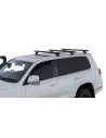 Kit 3 barres de toit noire 1375mm Heavy Duty avec pieds RCH Toyota
