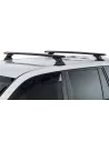 Kit 1 barre de toit noire avant 1370mm Vortex RCH Toyota Land Cruiser