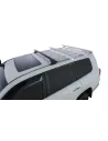 Kit 1 barre de toit noire avant 1370mm Vortex RCH Toyota Land Cruiser