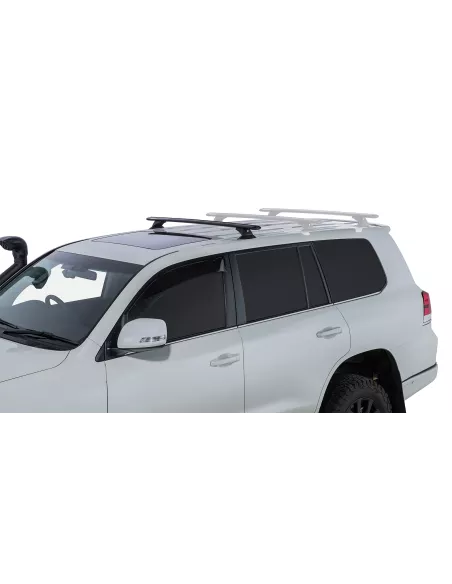 Kit 1 barre de toit noire avant 1370mm Vortex RCH Toyota Land Cruiser