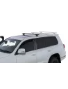 Kit 1 barre de toit noire avant 1370mm Vortex RCH Toyota Land Cruiser