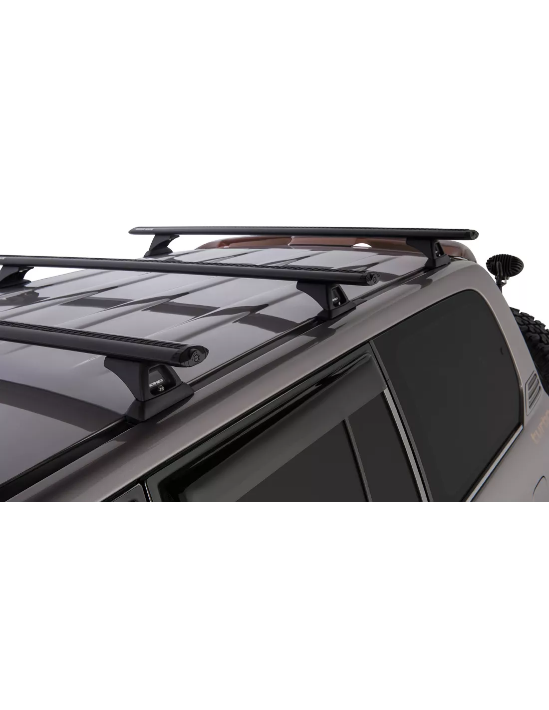 Kit 2 barres de toit noire Vortex 1370mmRCH RHINO RACK - accessoire