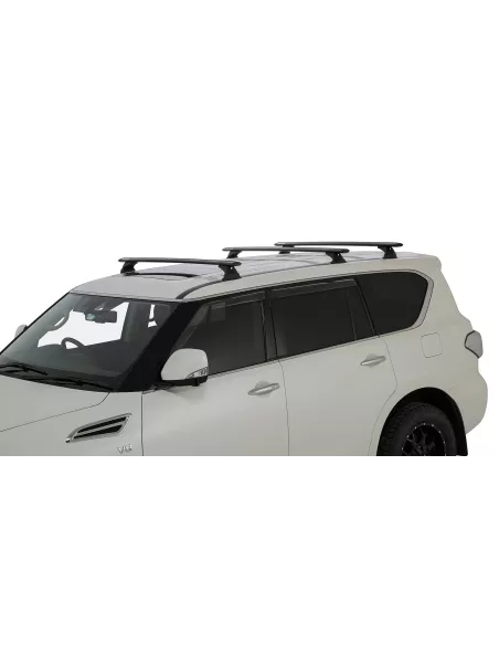 Kit 2 barres de toit noire Vortex 1370mmRCH Infiniti QX80 / Nissan