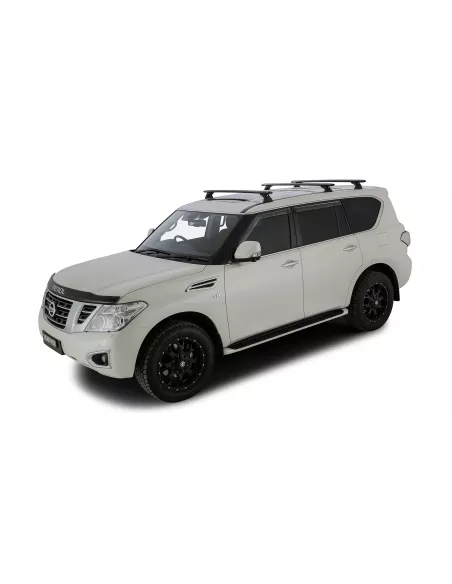 Kit 2 barres de toit noire Vortex 1370mmRCH Infiniti QX80 / Nissan