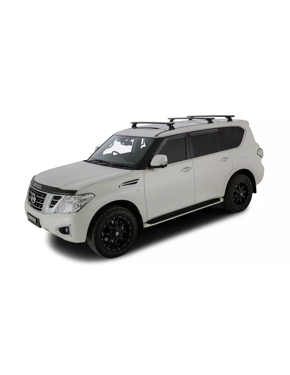 Kit 2 barres de toit noire Vortex 1370mmRCH Infiniti QX80 / Nissan