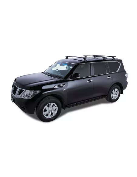Kit 2 barres de toit noire Vortex 1370mmRCH Infiniti QX80 / Nissan