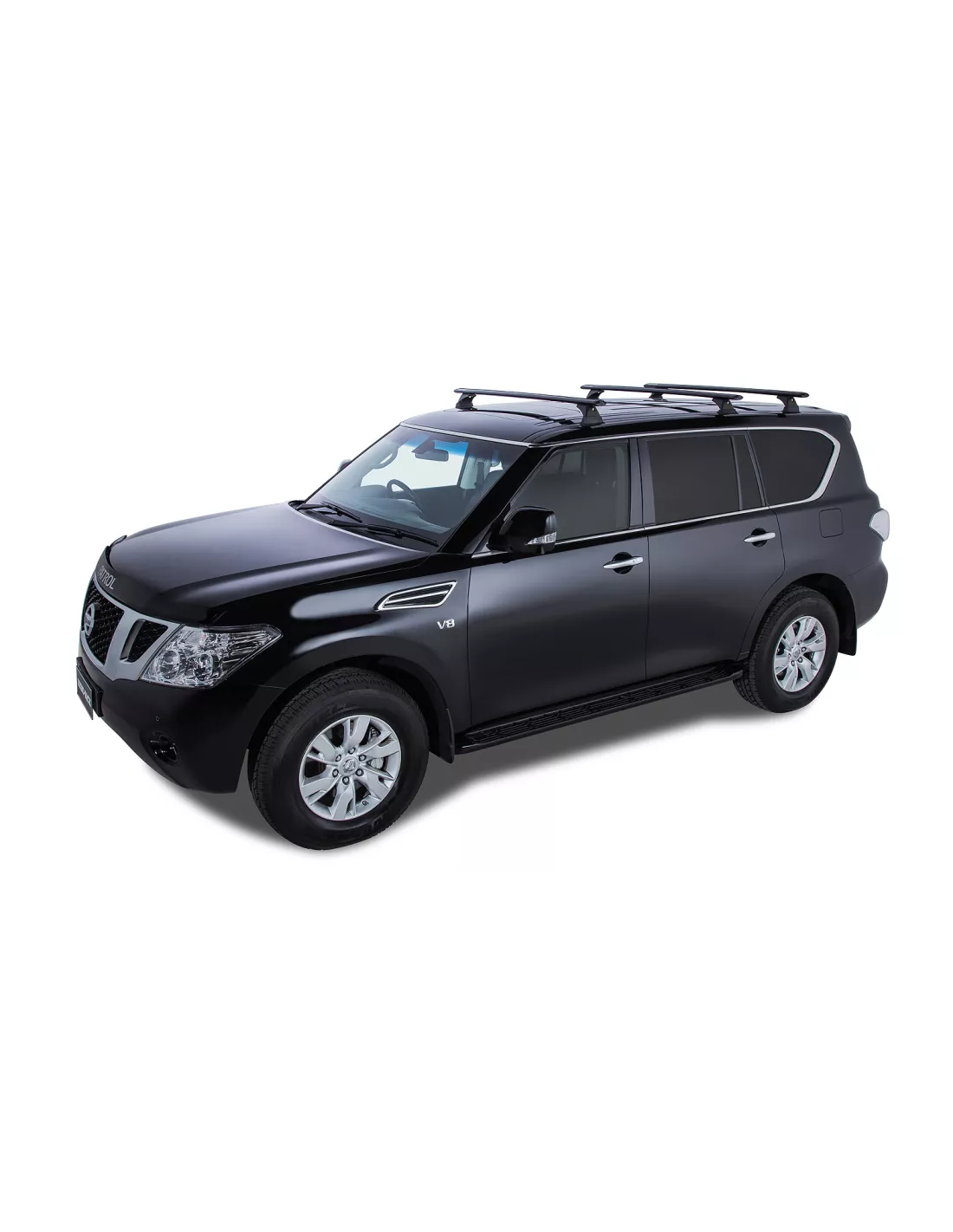 Kit 2 barres de toit noire Vortex 1370mmRCH Infiniti QX80 / Nissan