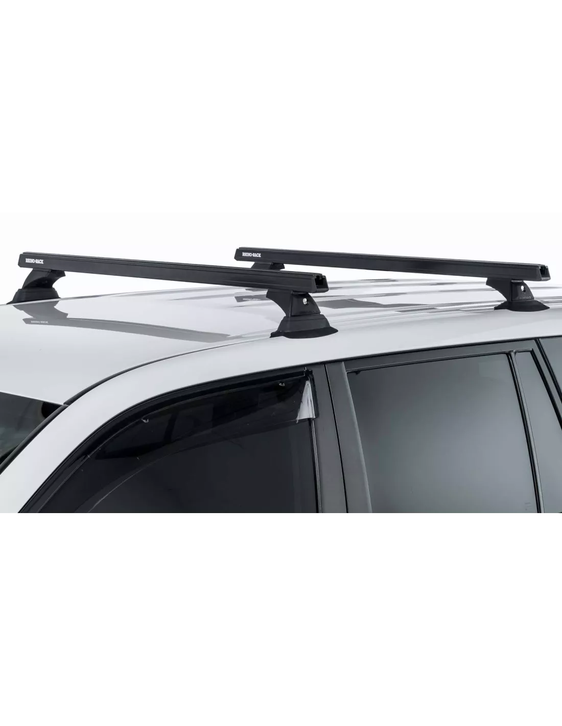 Kit 2 barres de toit noire 1250mm Heavy Duty RCH Trackmount Toyota