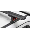 Kit 3 barres de toit noire 1650mm Heavy Duty avec pieds RLT600 Ditch