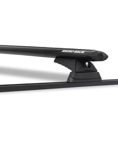 Kit 2 barres de toit noire Vortex 1065mm RCL Trackmount RHINO RACK -