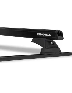 Kit 2 barres de toit noire Vortex avec pieds RCL Trackmount Heavy 2