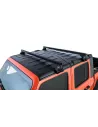 Kit 2 Zwarte Dakbars Zware 1500 mm met voeten RL110 Jeep