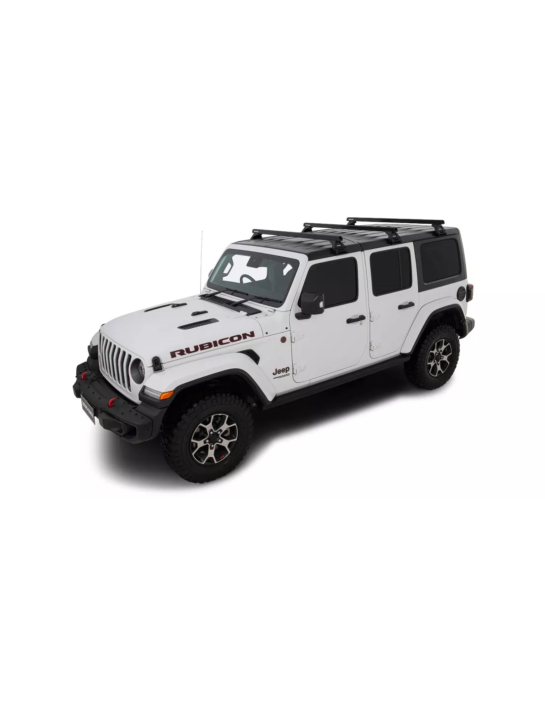 Kit 3 Zwart Dakbar Heavy Duty 1500mm met RL110 Jeep Voeten